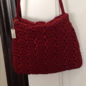 The Sak small handbag; wine